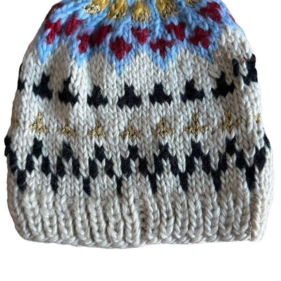 Buckle bright and neutral stocking cap - Picture 2 of 7